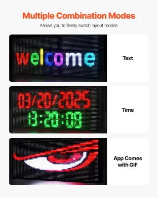 Pannello Digitale Scorrevole Flessibile a Colori