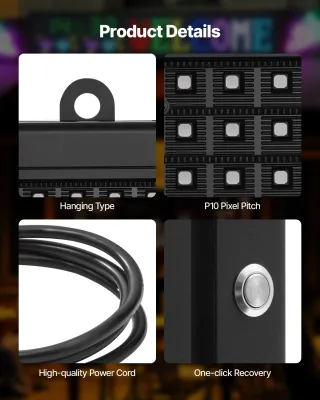 Pannello Digitale Scorrevole Flessibile a Colori