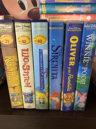 Lote VHS Disney Clásicos