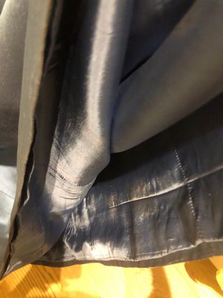 Vestido fiesta seda natural forrado