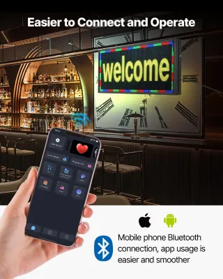 Pannello Digitale Scorrevole Flessibile a Colori