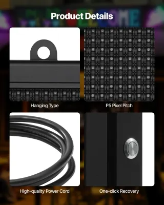 Pannello Digitale Scorrevole Flessibile a Colori