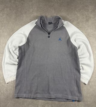 Maglia Jordan Vintage anni 90 Grigio Bianco.
