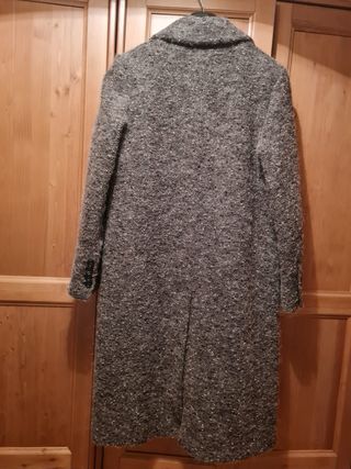 Abrigo Zara Gris Talla XS
