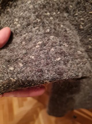 Abrigo Zara Gris Talla XS