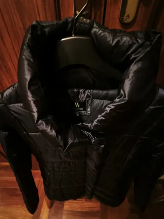 Anorak mujer calentito negro