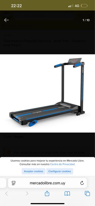 Caminadora Eléctrica Plegable