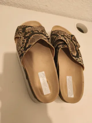 Sandalias Oxigeno Beige/Marrón Talla Estándar