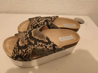 Sandalias Oxigeno Beige/Marrón Talla Estándar