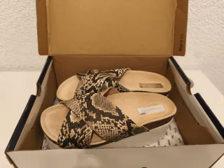 Sandalias Oxigeno Beige/Marrón Talla Estándar