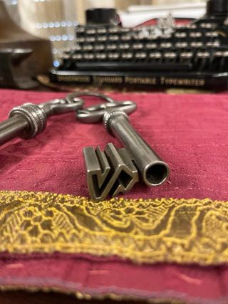 Coppia chiavi antiche da cassaforte x Javi