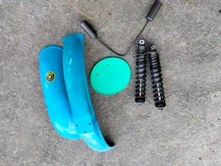 Bultaco Mk11 Guardabarros y Amortiguadores