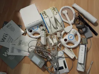 Nintendo Wii completa con todos los accesorios.
