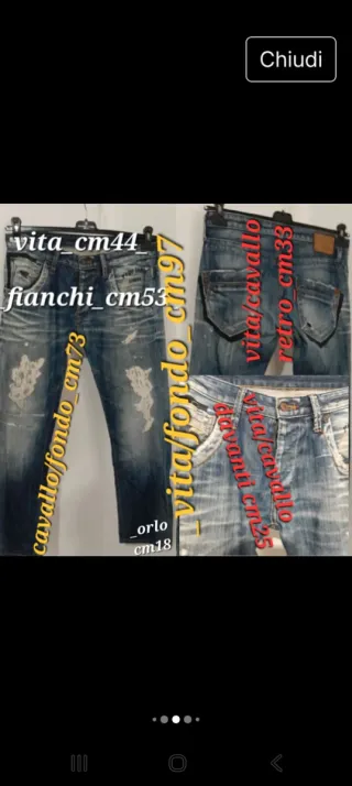 Jeans Pepe London Taglia 48/50It