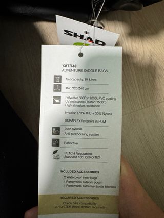 Alforja SHAD Terra TR40 Nueva (Izquierda)