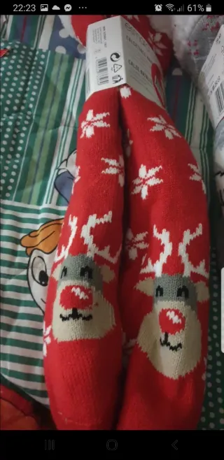 2 paia di Calze antiscivolo natalizie Esmara