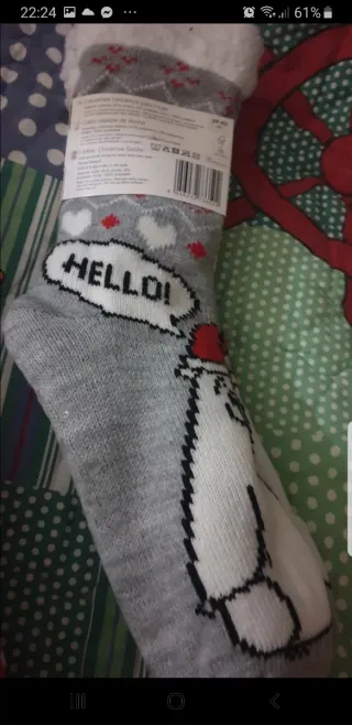 2 paia di Calze antiscivolo natalizie Esmara