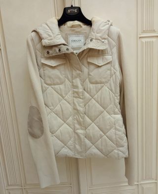 Giubbotto Geox Beige Trapuntato taglia 42