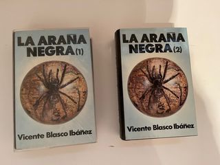 Libros “La araña negra” Volumen 1 y 2