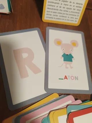 Cartas aprende palabras y letras - ABC Lemon Ribbo