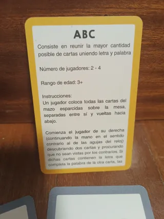 Cartas aprende palabras y letras - ABC Lemon Ribbo