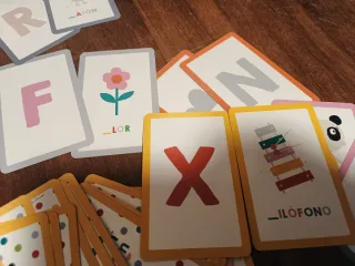 Cartas aprende palabras y letras - ABC Lemon Ribbo