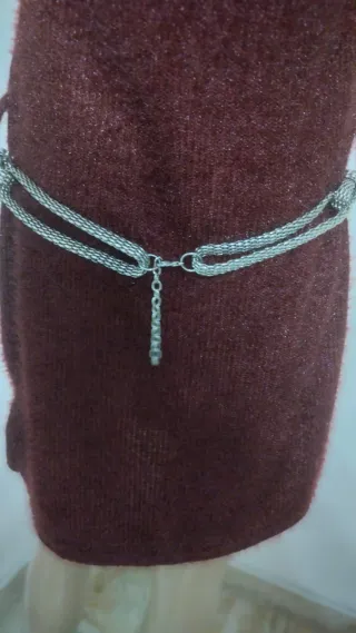 Cintura donna argento