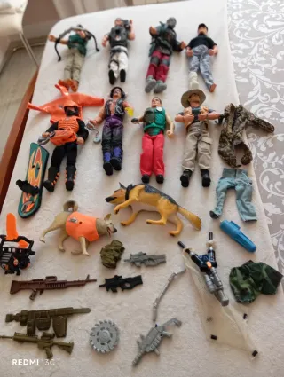 Lote figuras Accion Max y accesorios