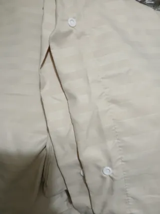 2 Fundas Edredón + 2 Fundas Almohada Beige