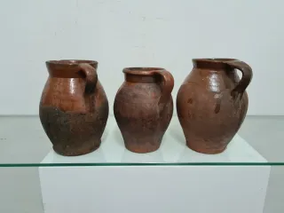 Colección 3 Pucheros Antiguos Soria