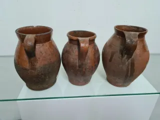 Colección 3 Pucheros Antiguos Soria