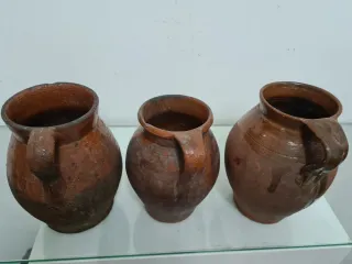 Colección 3 Pucheros Antiguos Soria