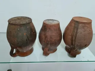 Colección 3 Pucheros Antiguos Soria