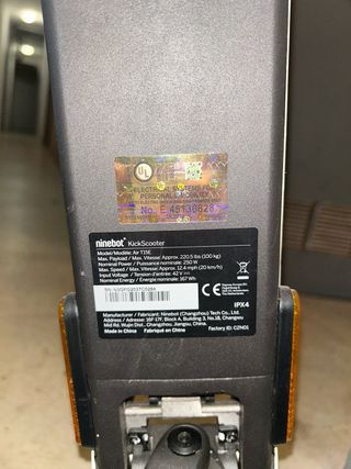 Patinete eléctrico Segway Air T15E