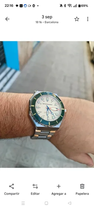 Reloj Spinnaker Dumas Automático Hombre 44mm