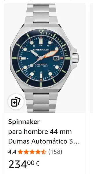 Reloj Spinnaker Dumas Automático Hombre 44mm