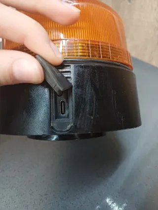 Luz Estroboscópica Naranja LED