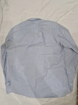 Camisa de rayas azules Uniqlo Talla S hombre