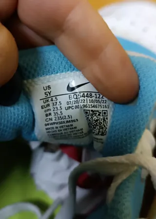 Nike Scarpe da Ginnastica Bambino Blu/Bianco