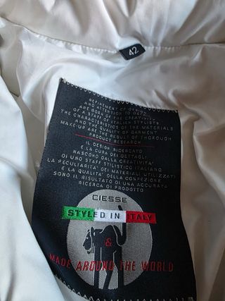 Piumino CIESSE donna bianco