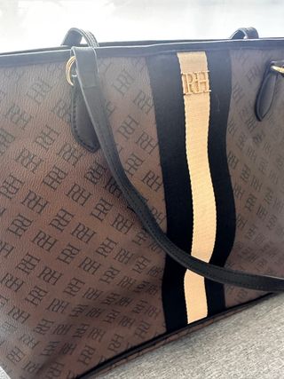 Bolso Pedro del Hierro Marrón y Dorado.