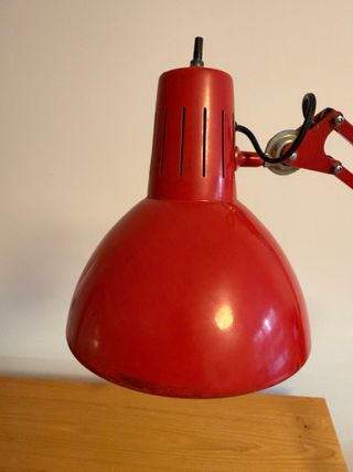 Flexo Fase Original 70,s Vintage Rojo