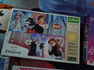 Lote puzzles princesas