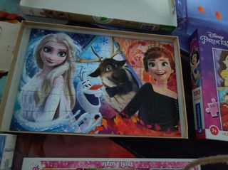 Lote puzzles princesas