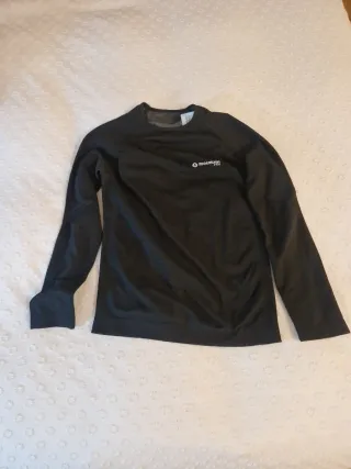 Camiseta térmica infantil negra