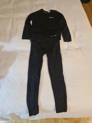 Camiseta térmica infantil negra