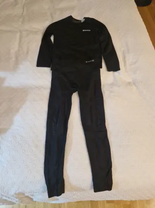 Camiseta térmica infantil negra