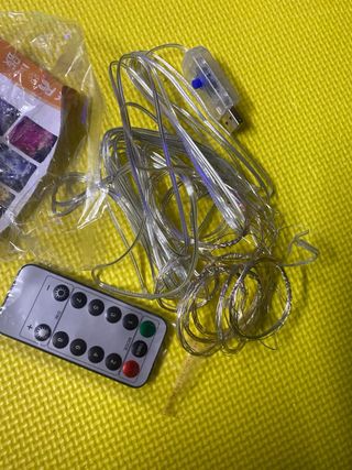 Cortina Luces LED multicolor