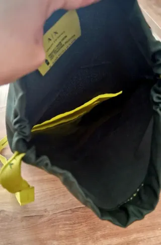 Zaino Armani Exchange verde/giallo