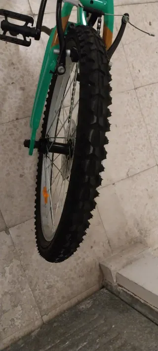 Bicicleta infantil verde WRF